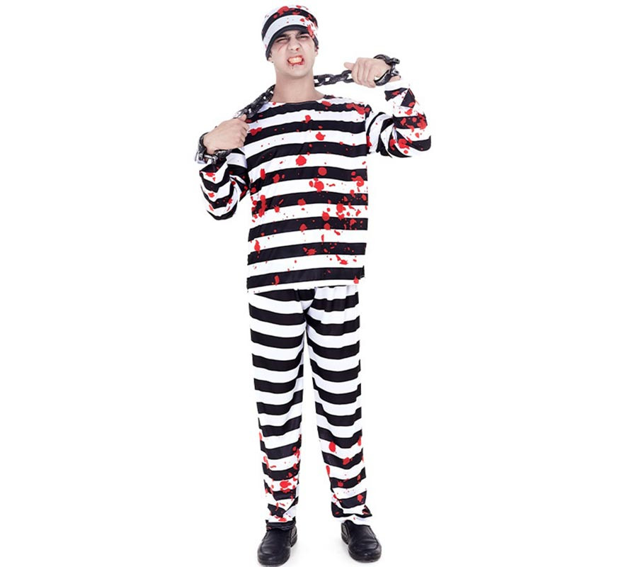 Bloody Prisoner Costume for Men