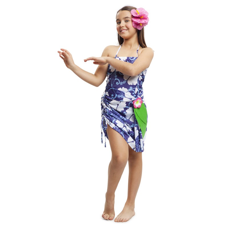 Fato de princesa havaiana para menina