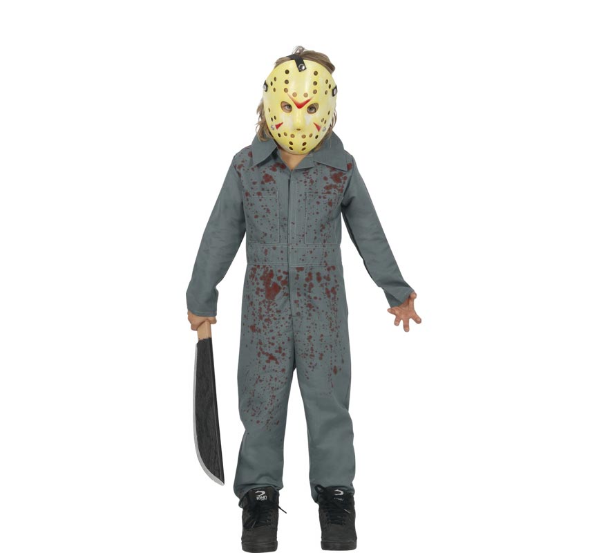 Fato de psicopata sangrenta de menino