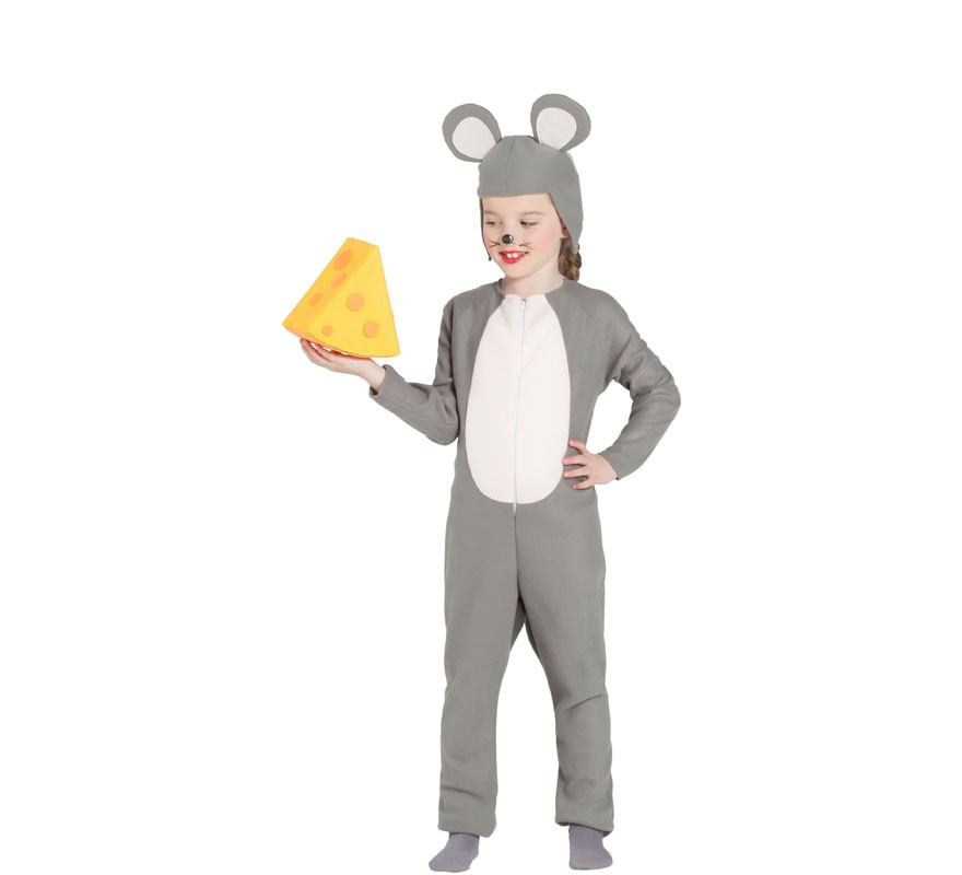 Fato de rato cinza para crianças