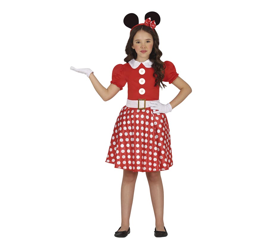 Fato de rato de desenho animado para menina