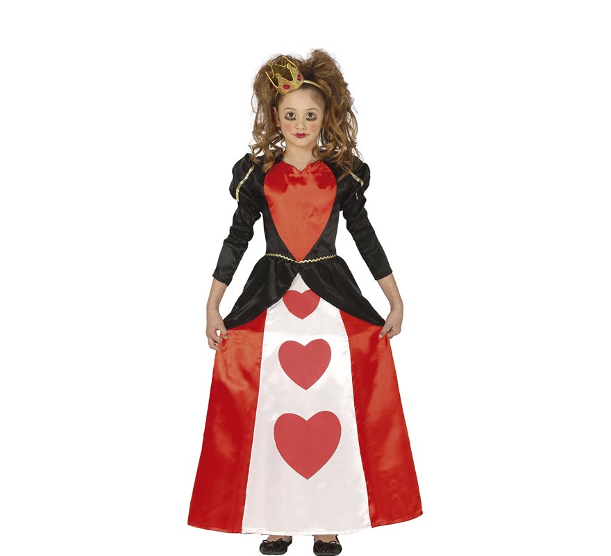 Fato de Queen Hearts para menina