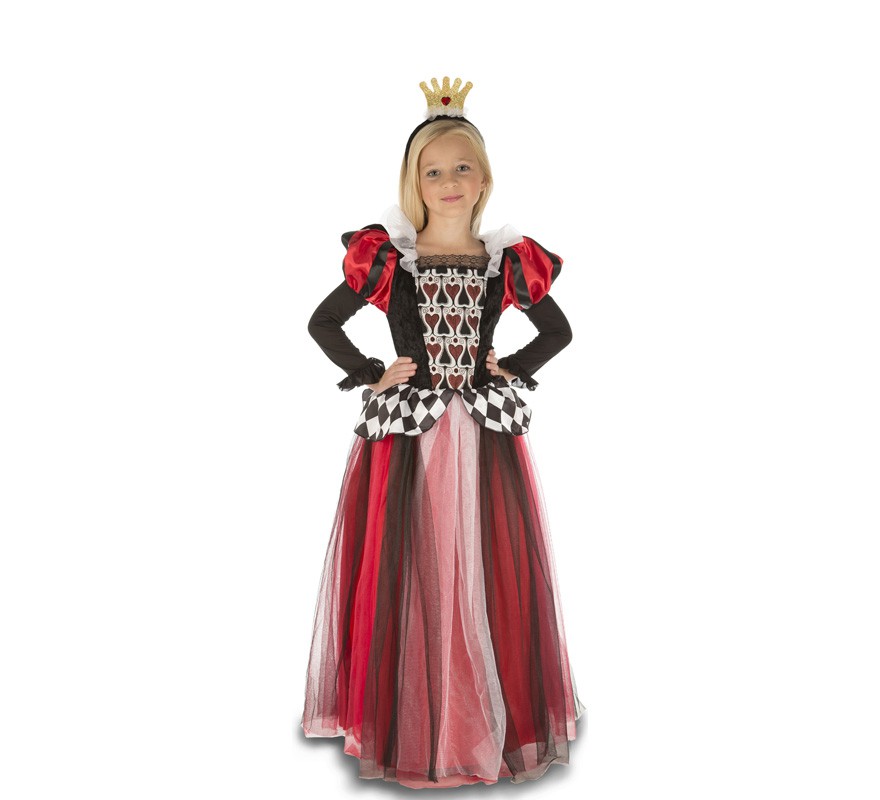 Queen of Hearts costume for girls