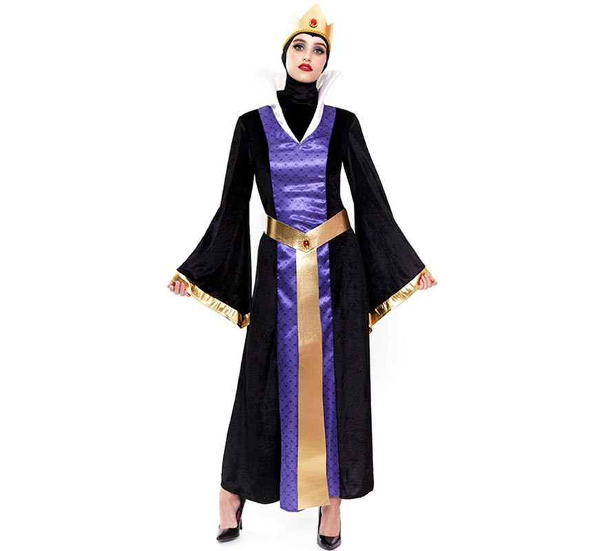 Fato clássico de Rainha Má para mulher