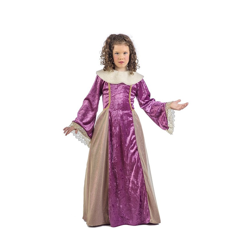 Fato de Rainha Leonor medieval para menina