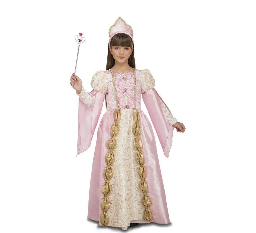 Fato de rainha medieval para menina