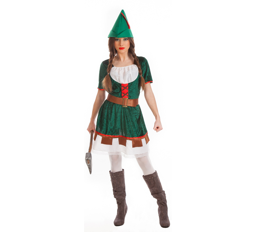 Fato de Robin Hood para mulher