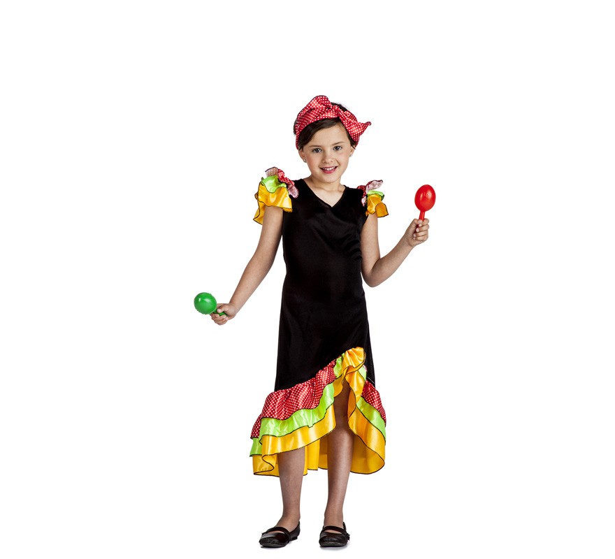 Fato de Rumbera para menina