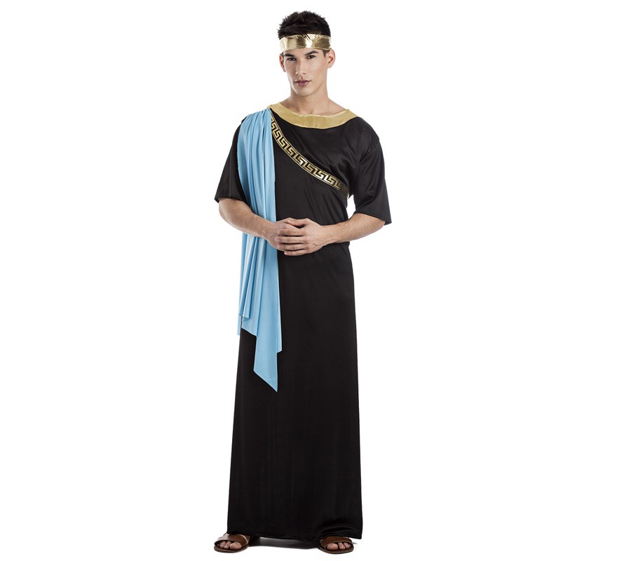 Black Greek Priest Costume for Men