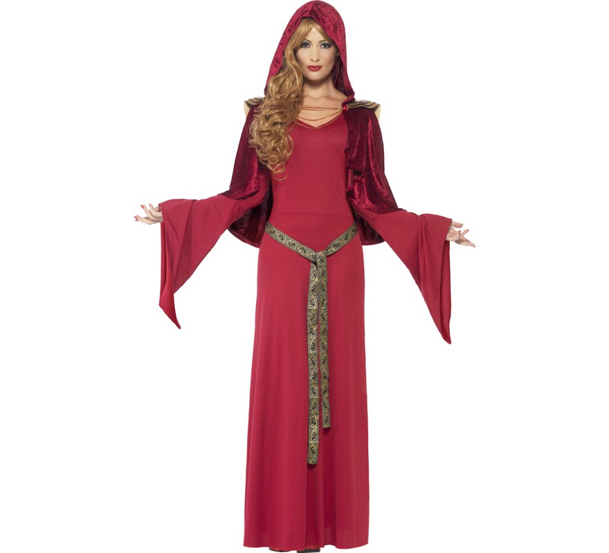 Red Sorceress costume for women