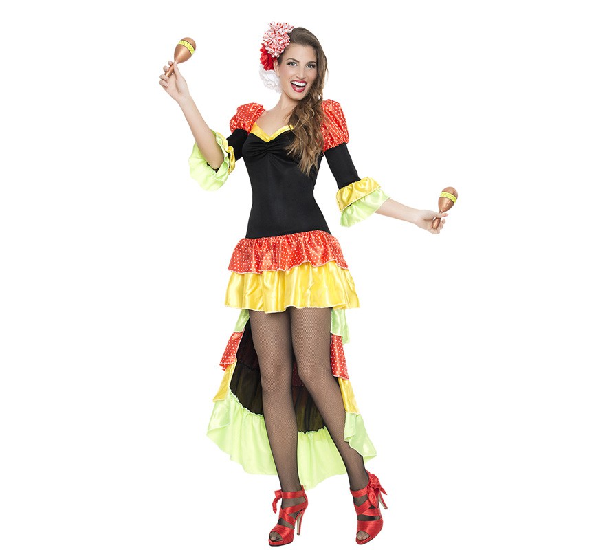 Fato de salsa para mulher