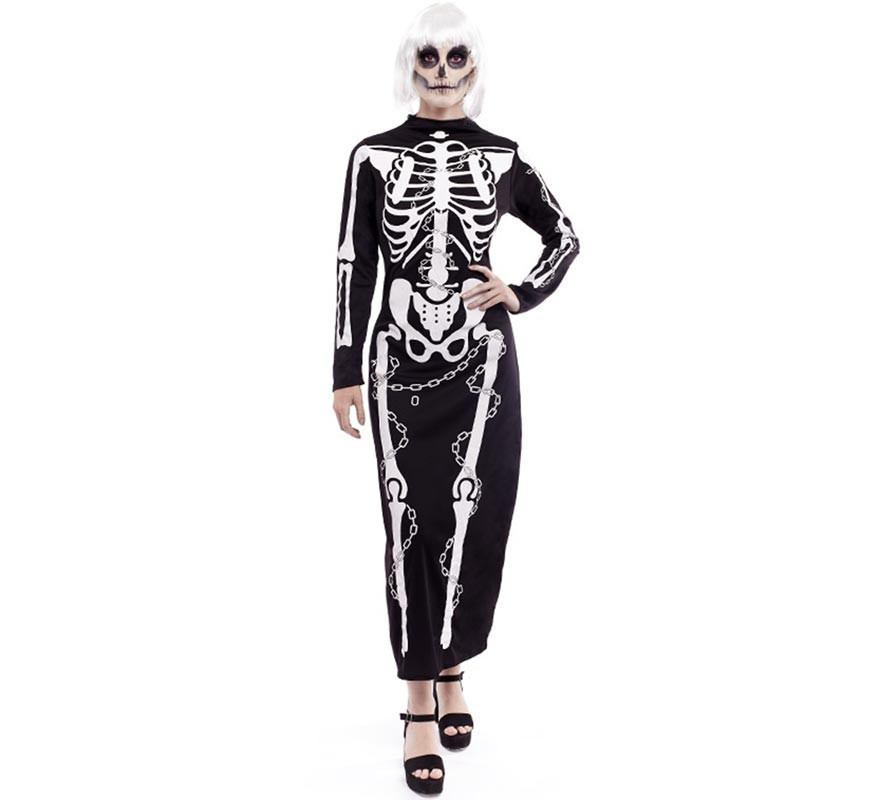 Fato de caveira para mulher