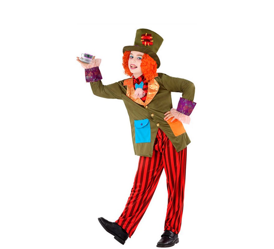 Fato de Chapeleiro Maluco para menino