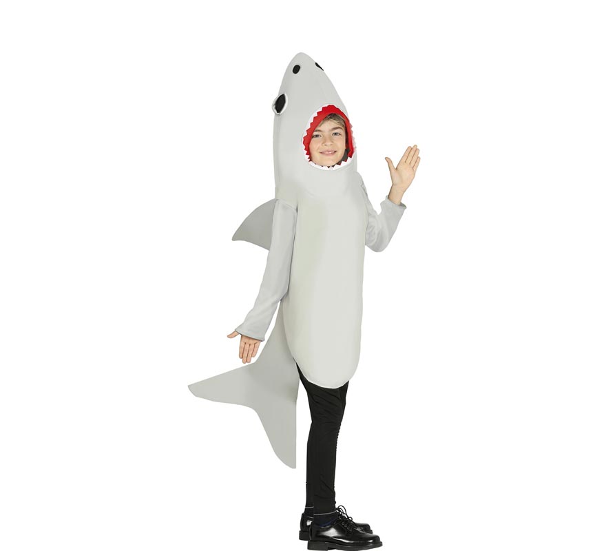 Fato de tubarão para criança