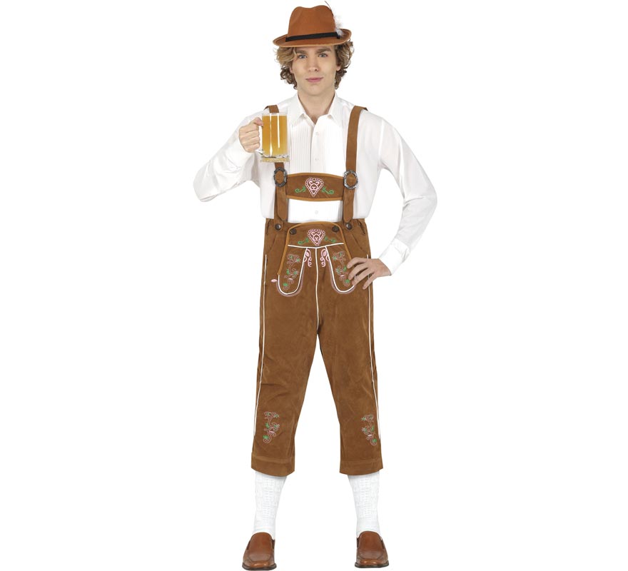 Fato marrom tirolês para homens