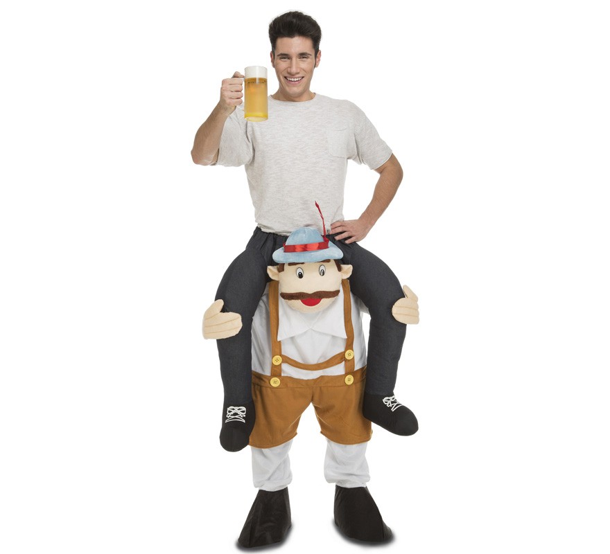 Tyrolean Oktoberfest shoulder-length costume for adults