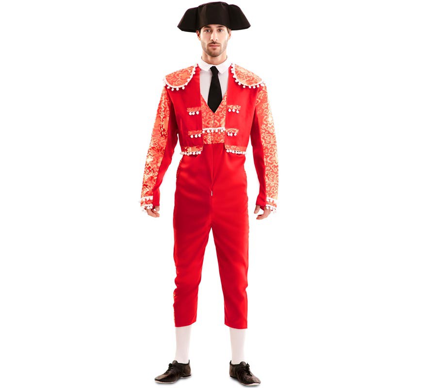 Red Bullfighter costume for men Red Bullfighter costume for men