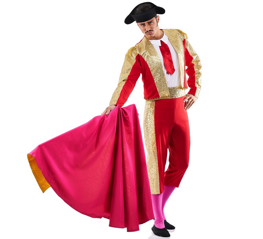 Red Bullfighter costume for men Red Bullfighter costume for men