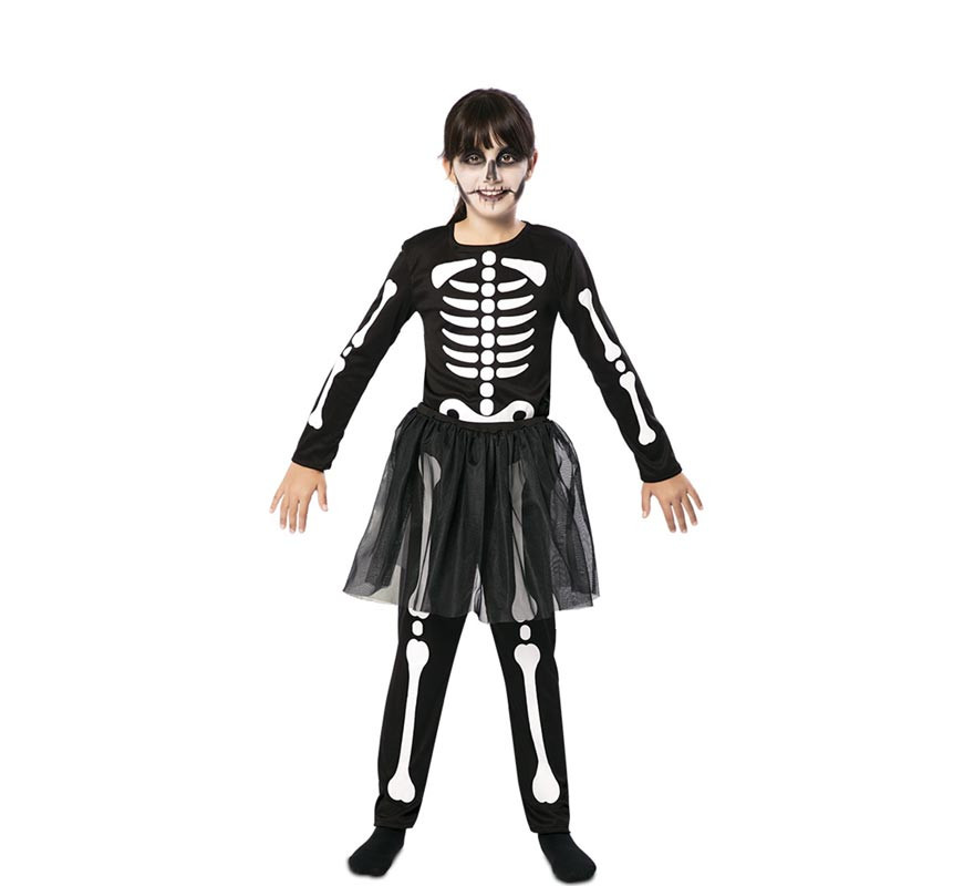 Fato de esqueleto tutu tutu para menina Fato de esqueleto tutu tutu para menina