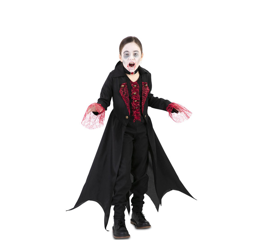 Fato de vampiro elegante para menina