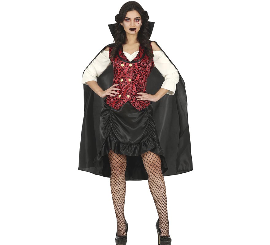 Ancient Vampiress costume with skirt for women