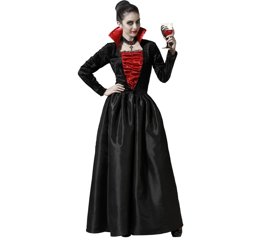 Fato de vampiro gótico para mulher