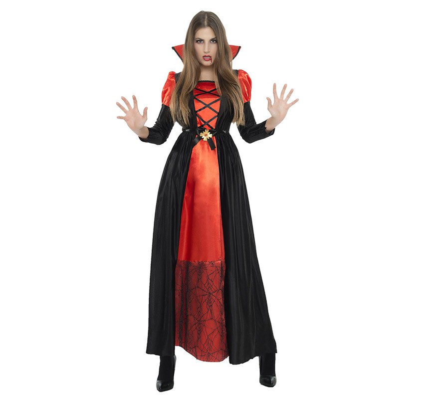 Long vampire costume for women