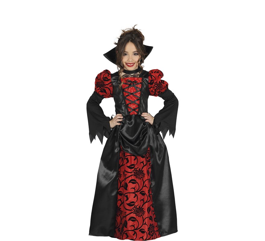 Red Vampire Costume for Girl