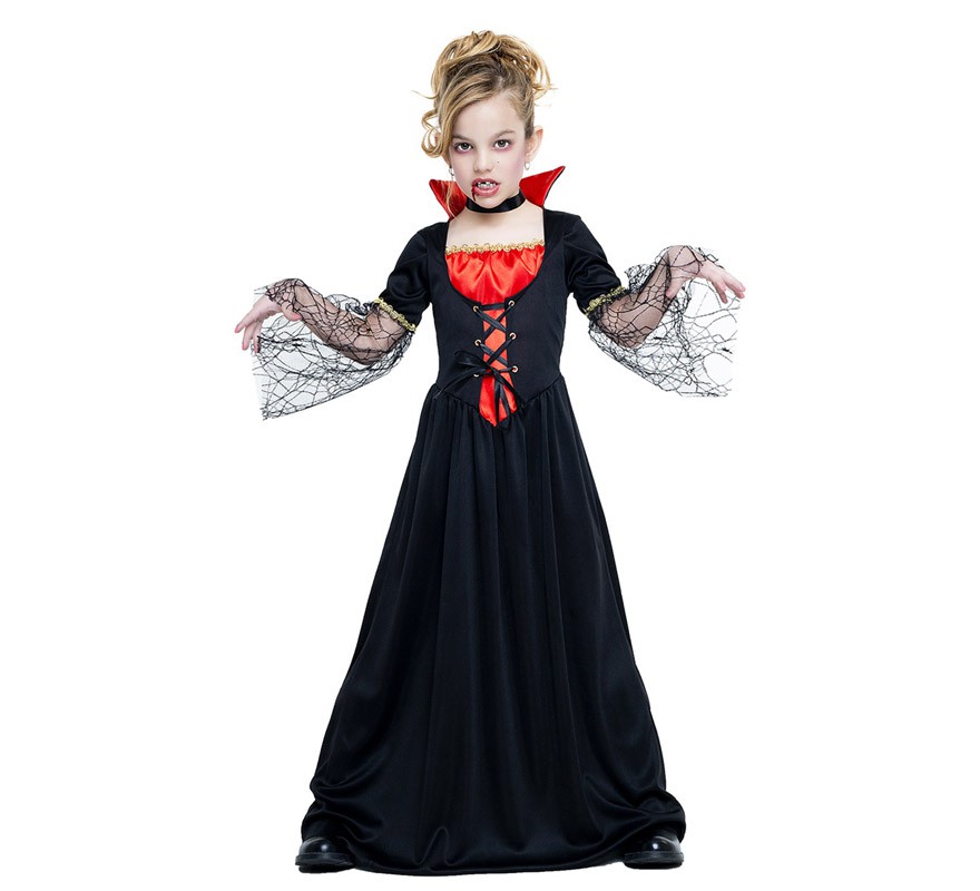 Vampiress cobwebs costume for girl Vampiress cobwebs costume for girl
