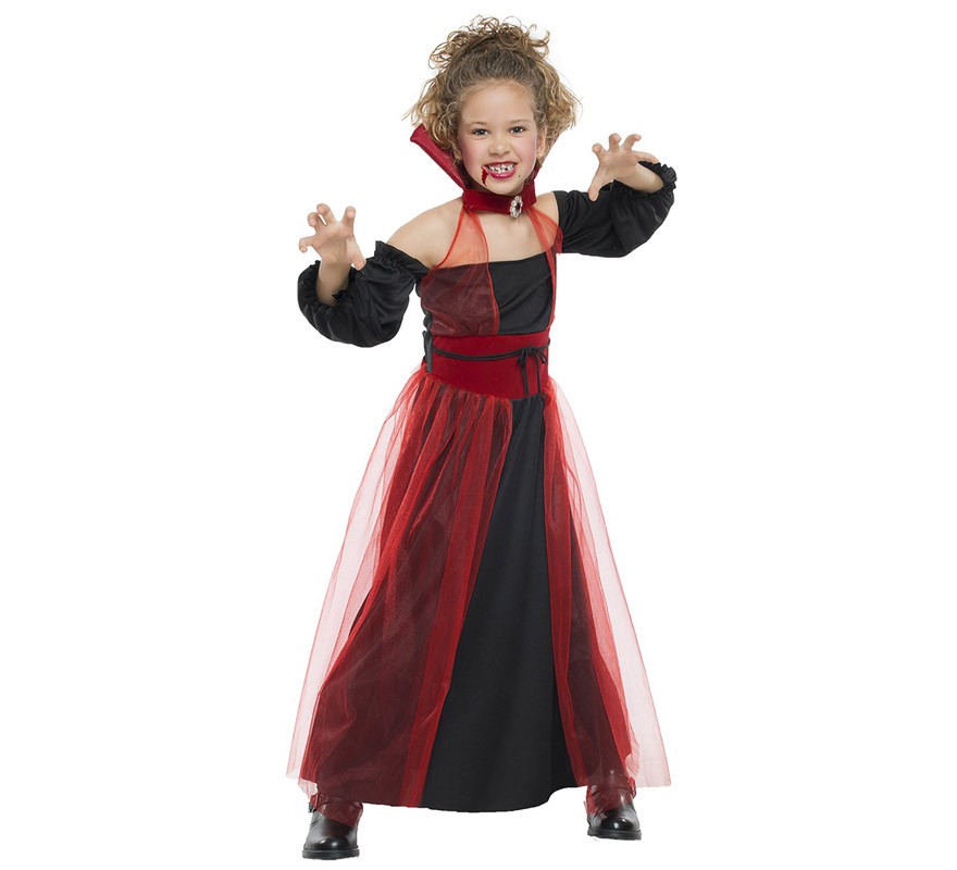 Fato de vampiro tule para menina Fato de vampiro tule para menina