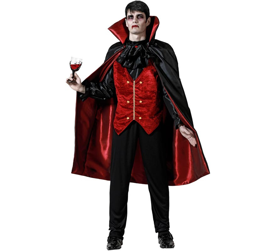 Fato de vampiro Drácula para homem