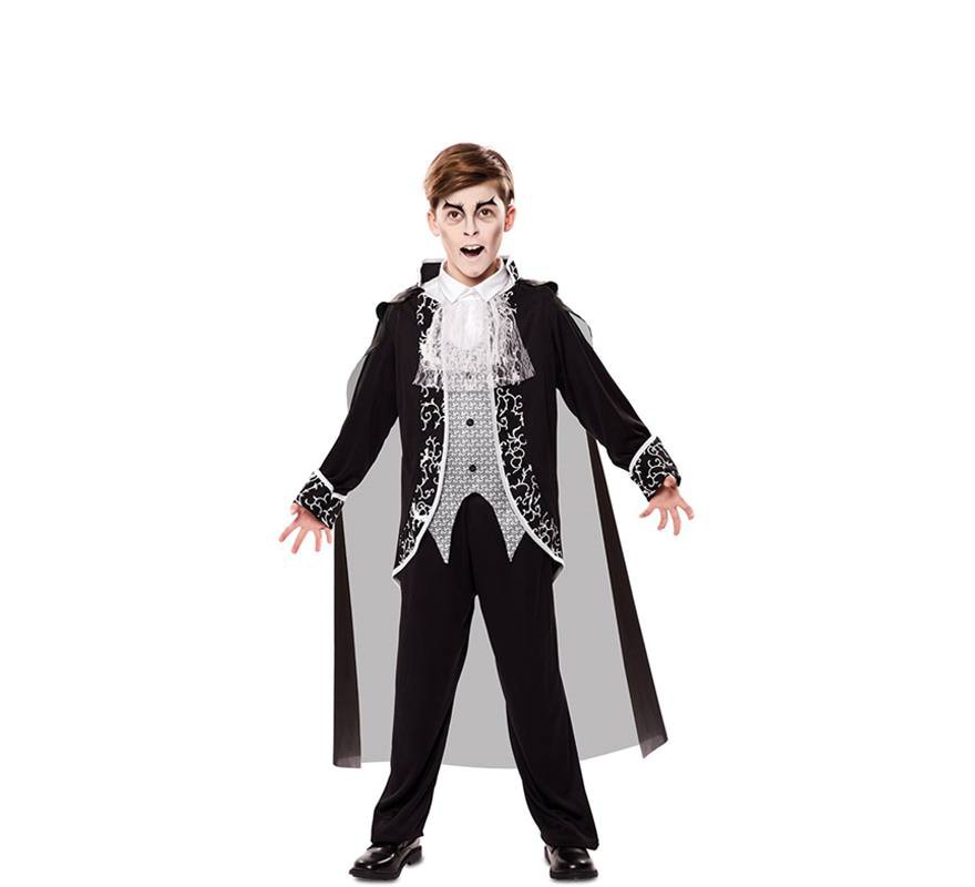 Fato de vampiro gótico para menino