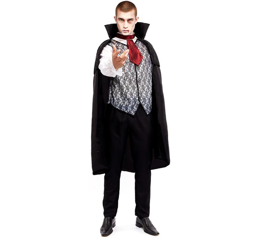 Black Vampire Costume for Men