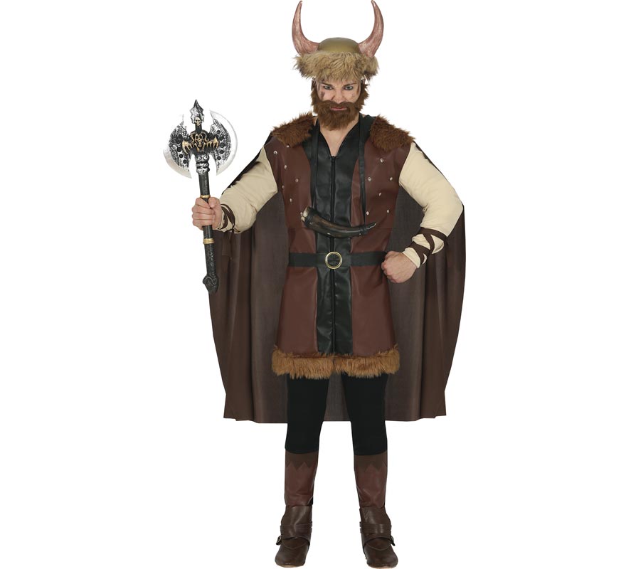 Brown Viking costume for men