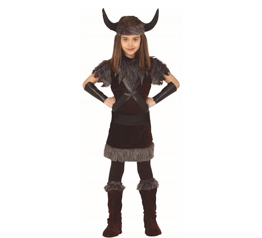 Fato de Viking escuro para criança