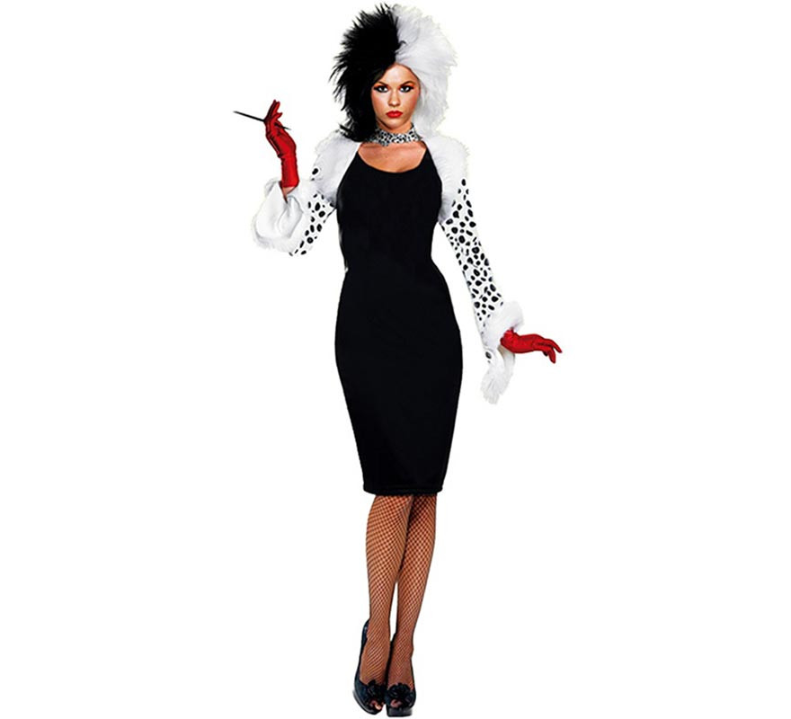 Cruel Villain Costume Black Dress for Women