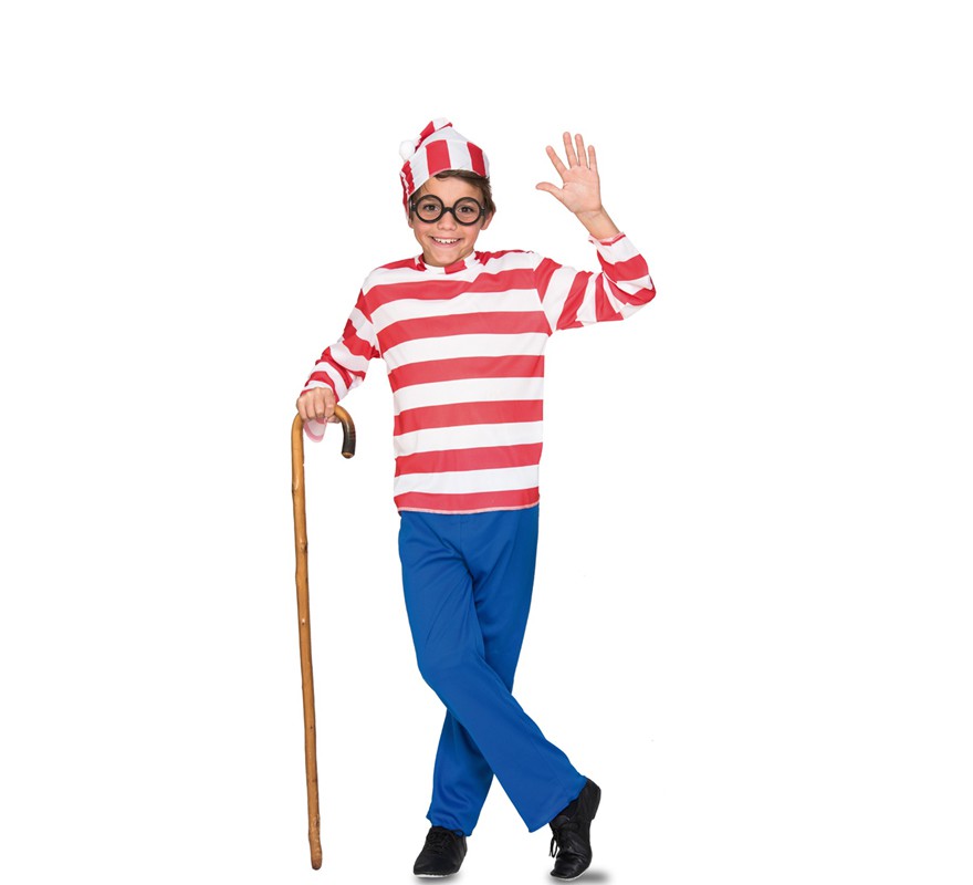 Fato de caminhante às riscas para menino