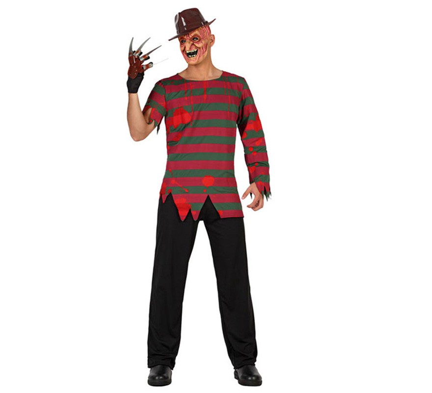 Striped Nightmare Killer Costume for Men