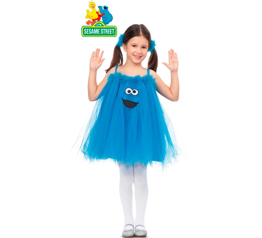 Fato de Cookie Monster com Tutu para menina e bebê