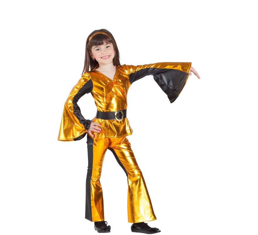 Golden Disco Costume for Girl