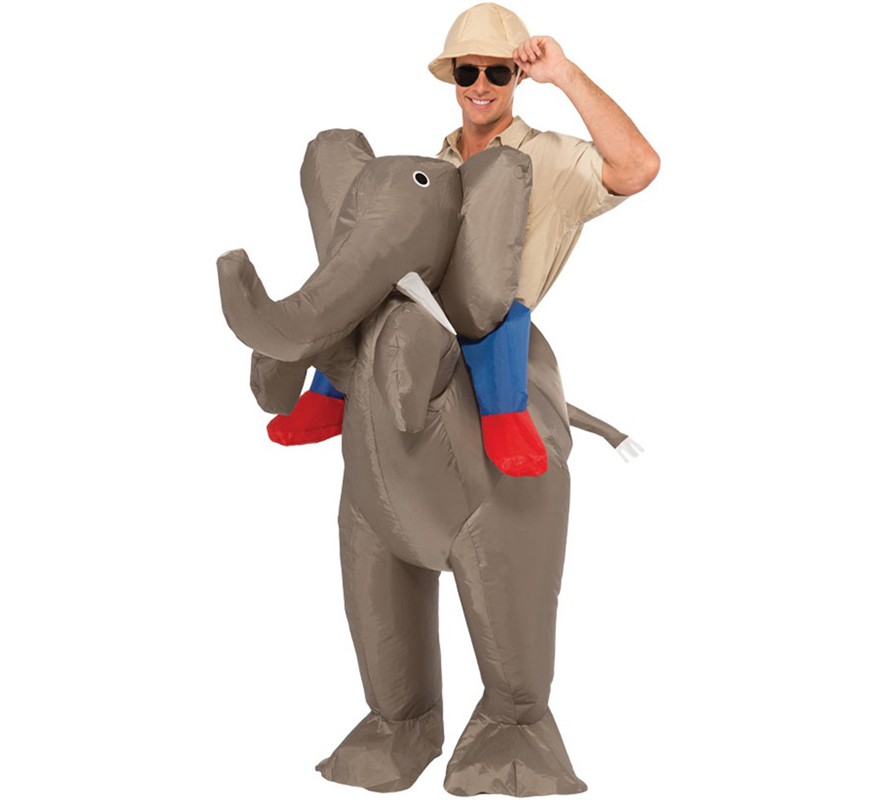 Traje inflável do explorador adulto do ombro do elefante
