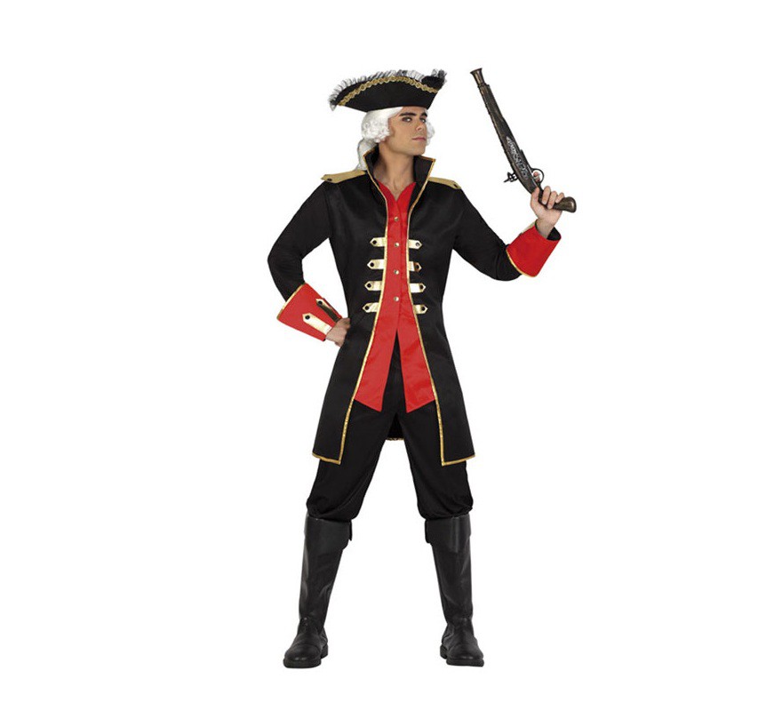 Fato de Capitão pirata ou casaco para homem