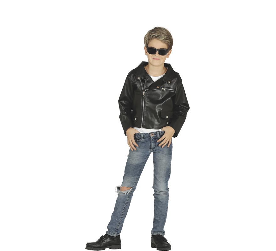 Costume or imitation leather jacket for children