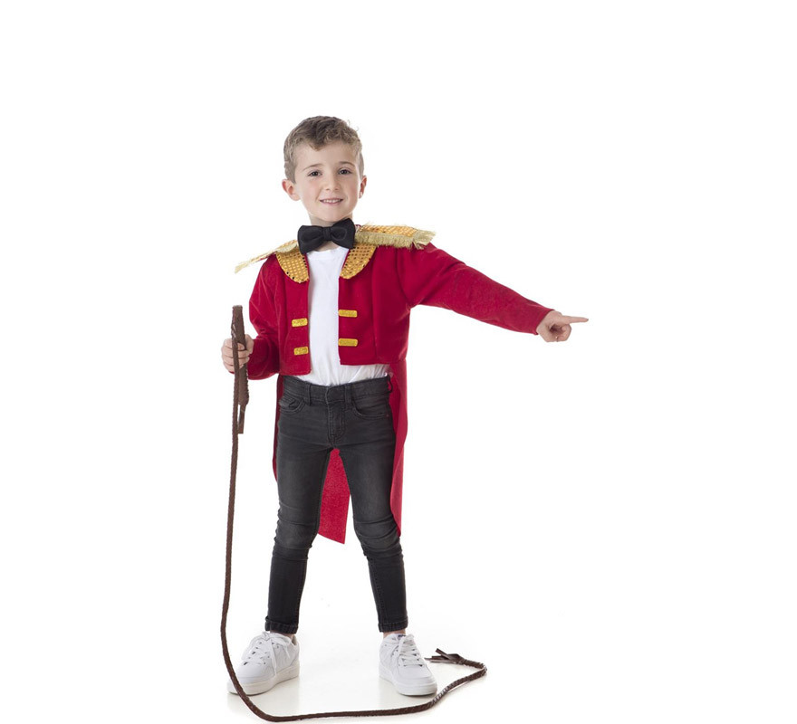 Elegant red Tamer Costume or Tailcoat for children