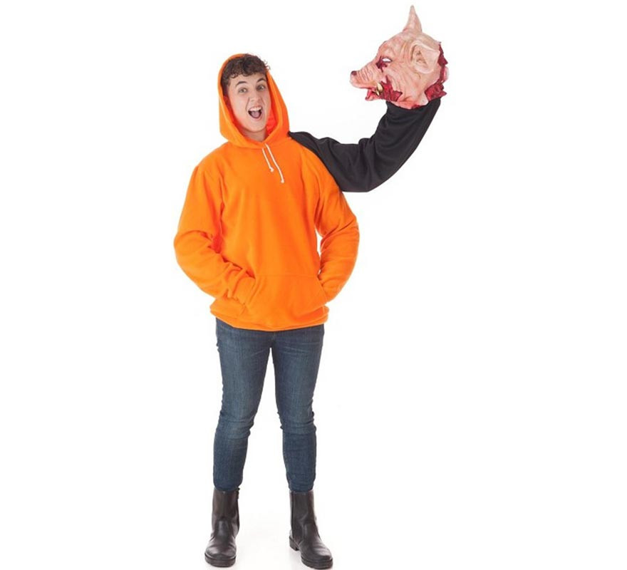 Adult Pig Head Halloween Costume or Sweatshirt