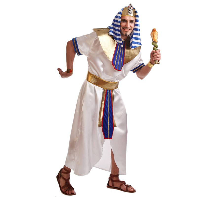 Fato de faraó egípcio para homem