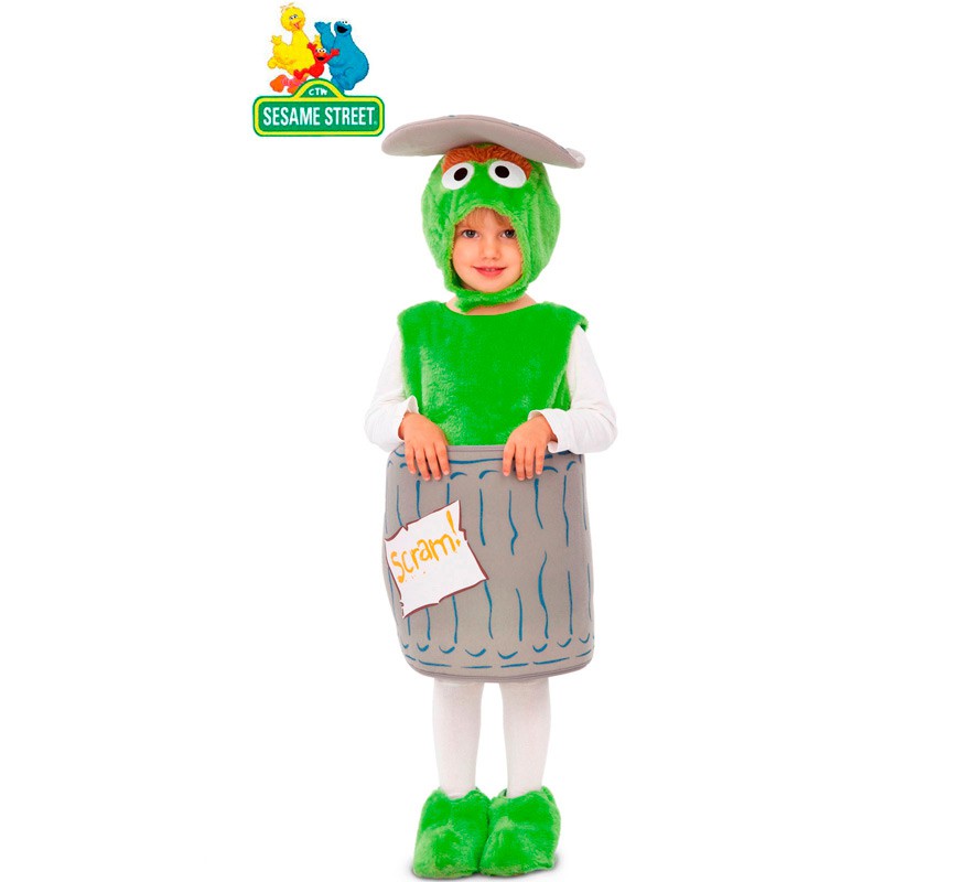 Fato de Oscar the Grumpy Plush para crianças