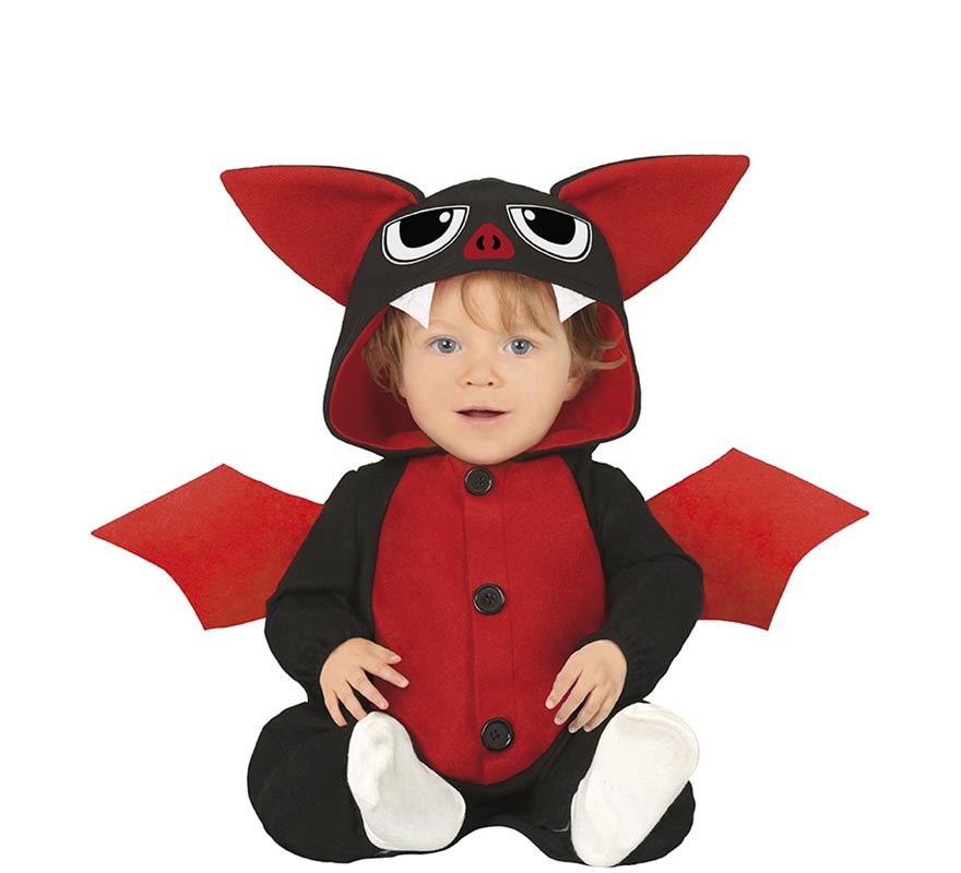 Fato de pijama de morcego-vampiro para bebê