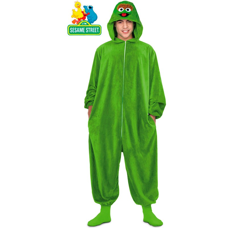 Fato de Oscar, o Pijama Mal-humorado para adultos Fato de Oscar, o Pijama Mal-humorado para adultos