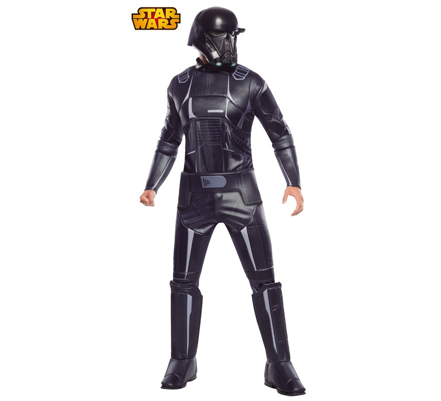 Fato de Star Wars Deluxe Black Death Trooper para homem